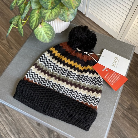 NWT Missoni Target 2011 Chevron Pom Beanie - Picture 1 of 6